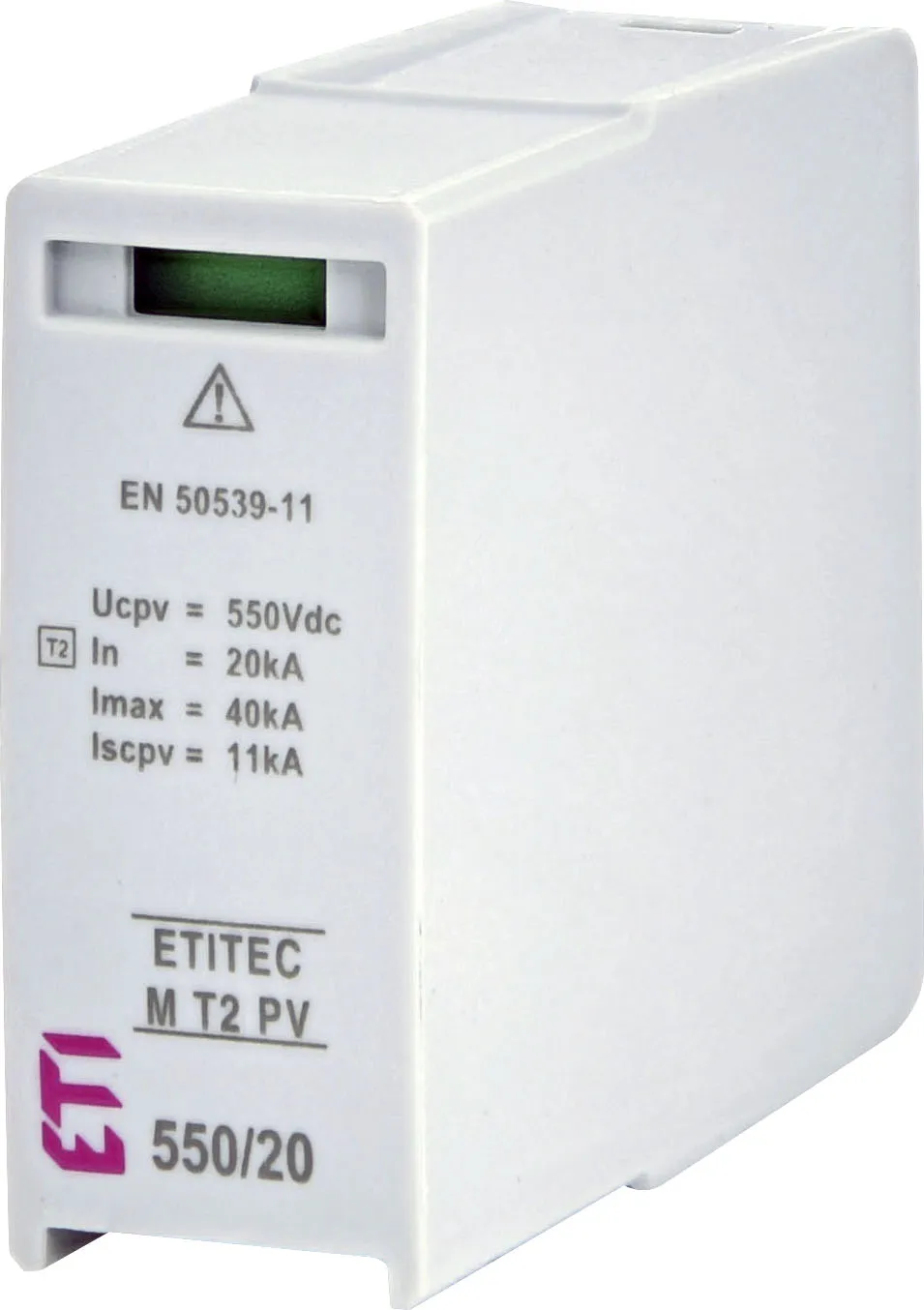 Обмежувач перенапруги MOD. M T2 PV 550/20 002440523