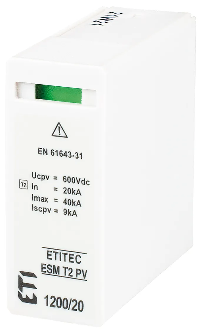 Обмежувач перенапруги MOD. ESM T2 PV 750/15 M 002440687