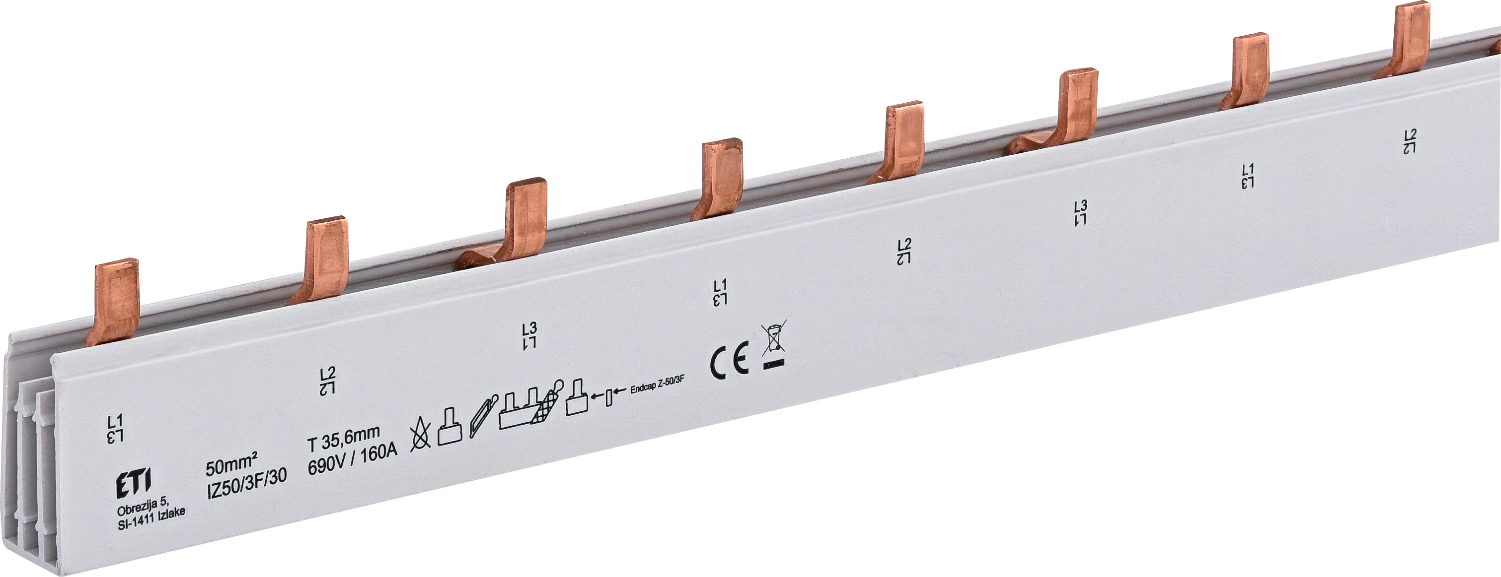 Шина електромонтажна IZS50/3F/30 002921265