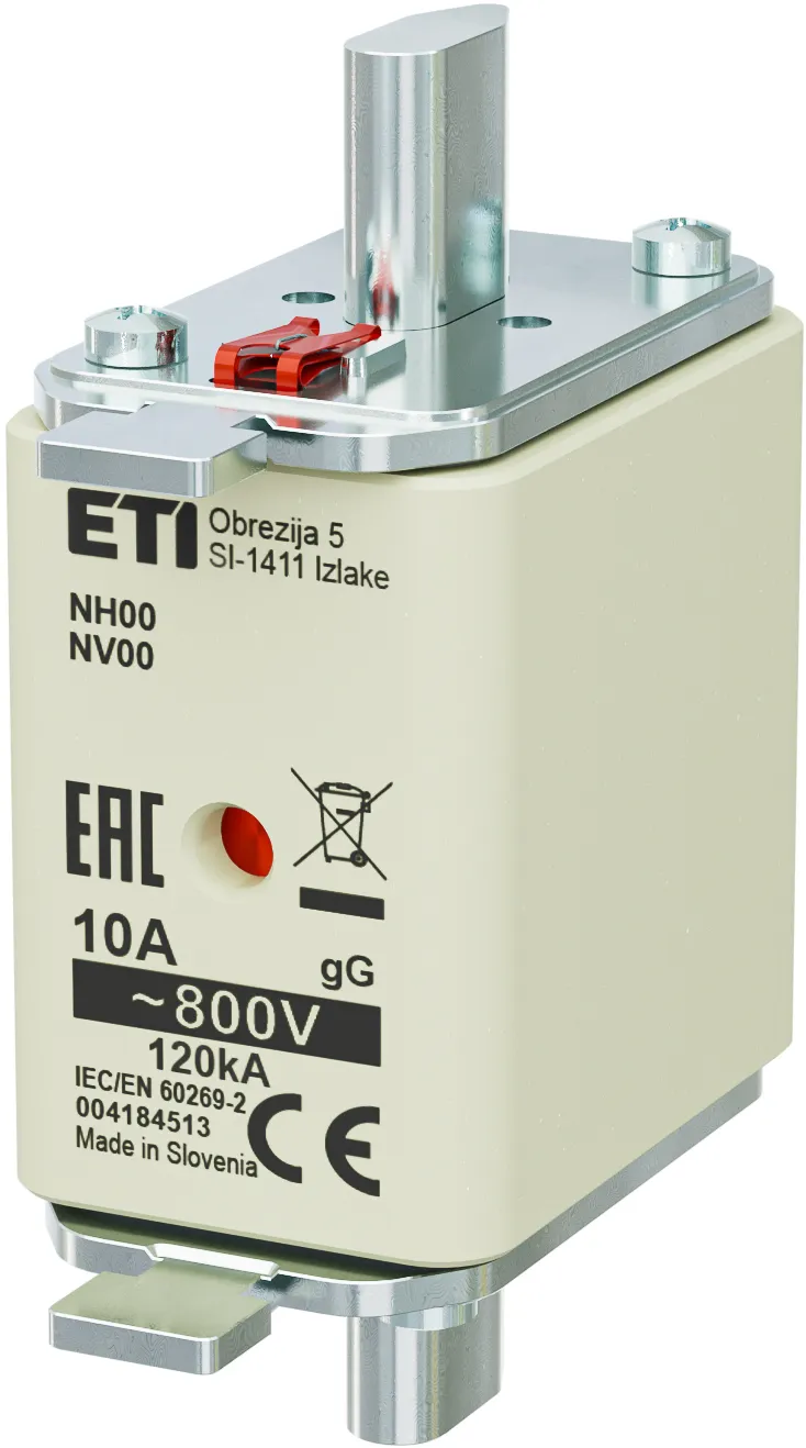 Запобіжник NH00 gG 10A/800V 004184513