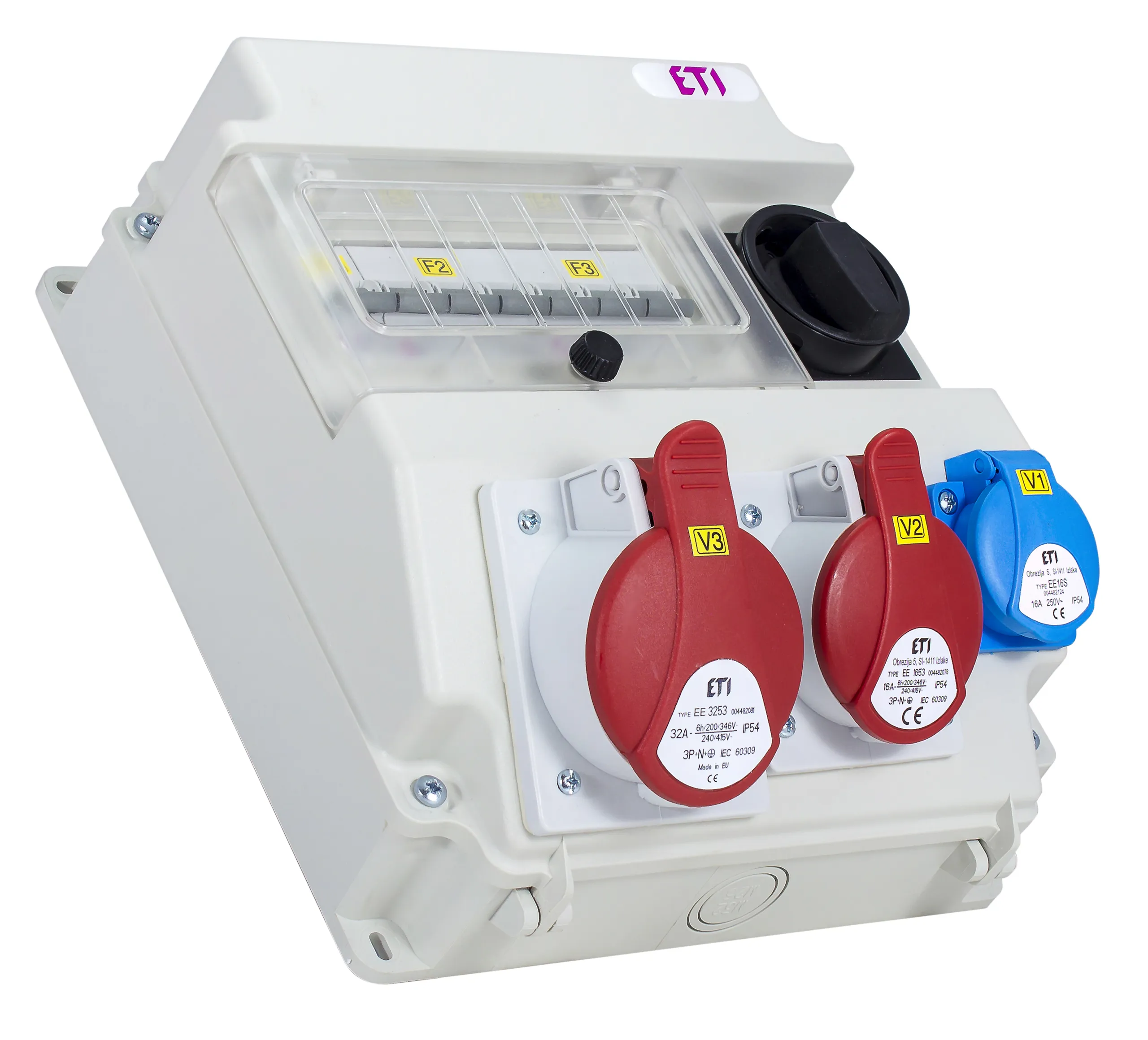 Силова розетка EDS7 1-2/2-5 16/32 004483200