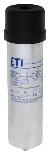 Конденсатор LPC 4 kVAr, 525V, 50Hz 004656742