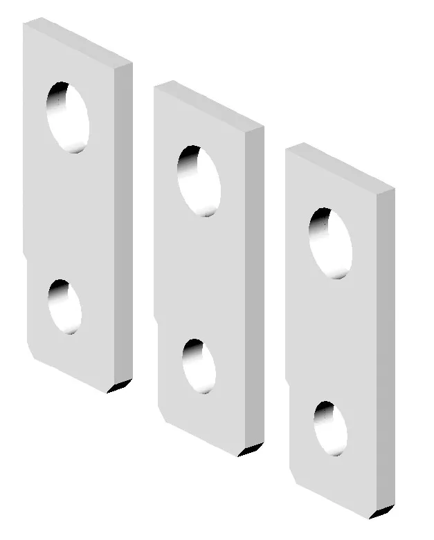 Шинні перехідники ZB2 S800-800/3 Straight 004672322