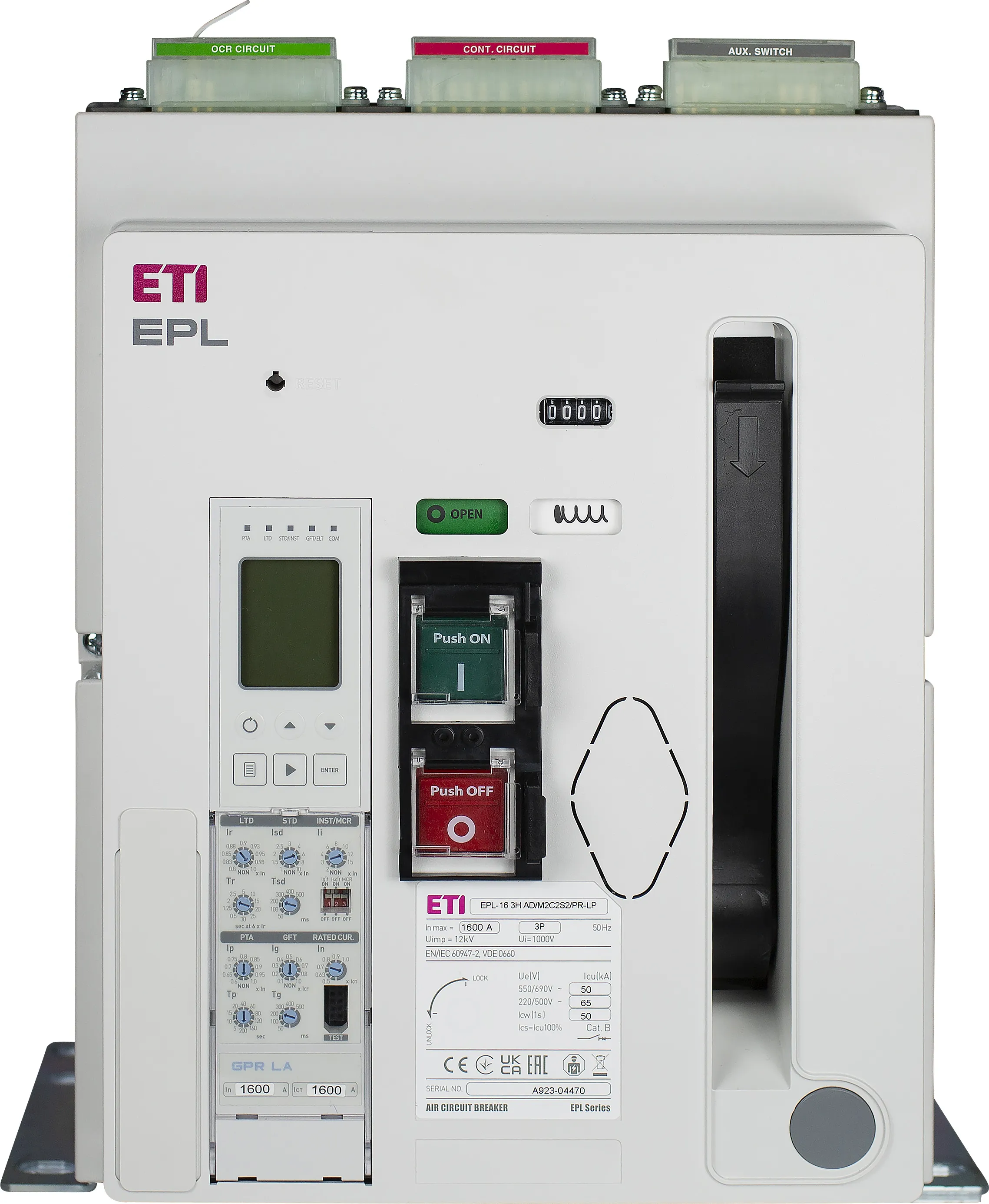 Повітряний вимикач EPL-06 4H AF/M2C2S2/PR-LP 004695724