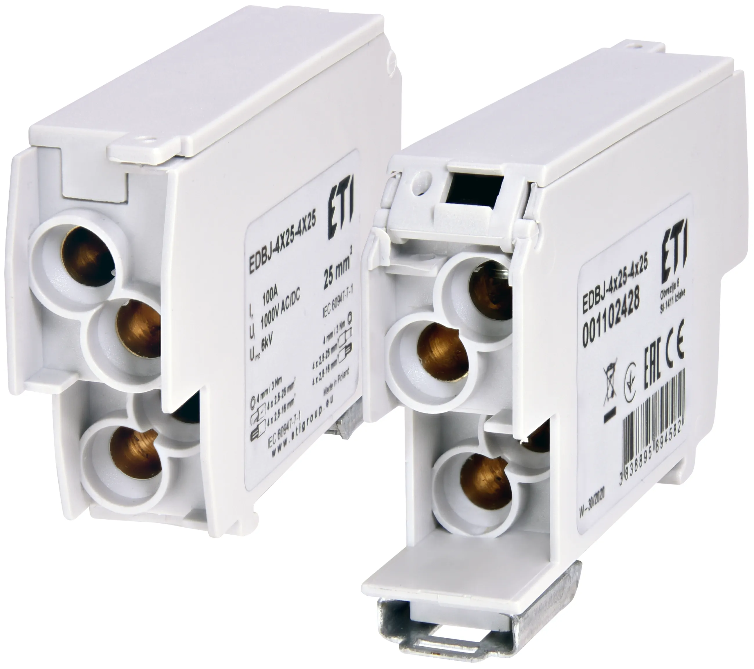 Розподільний блок EDBJ-4x25-4x25 001102428