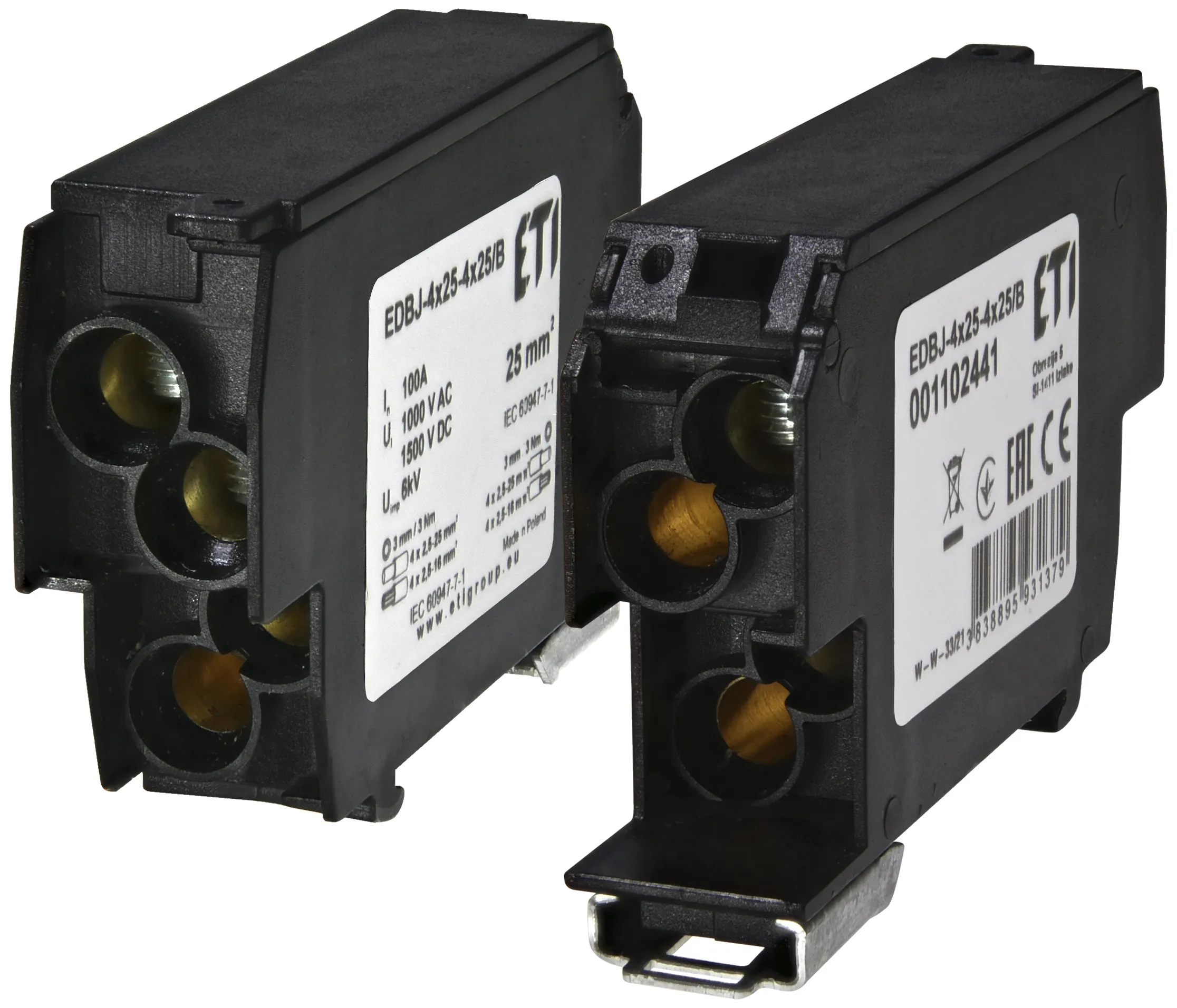 Розподільний блок EDBJ-4x25-4x25/B 001102441