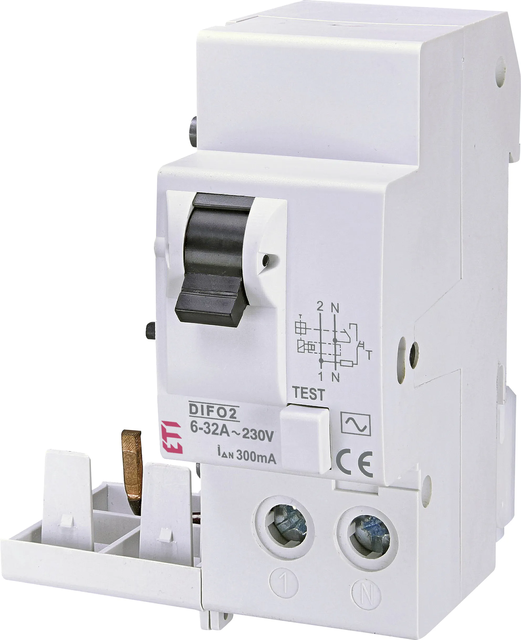 Диф. автом. вимикач (АВДС) *DIFO-2 AC 6-32/0.3 002058008