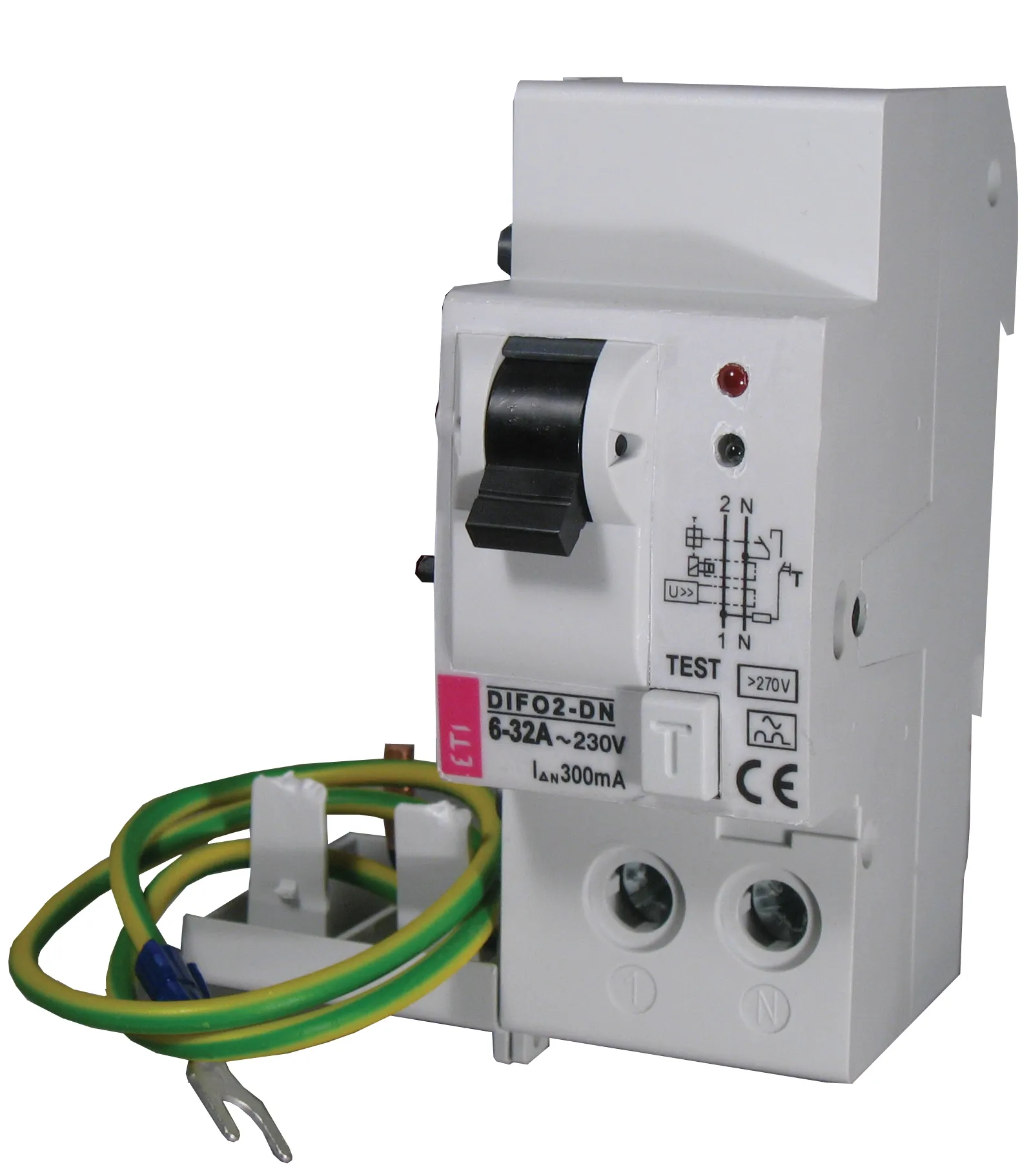 Диф. автом. вимикач (АВДС) * DIFO-2-DN A 6-32/0.1 002058302