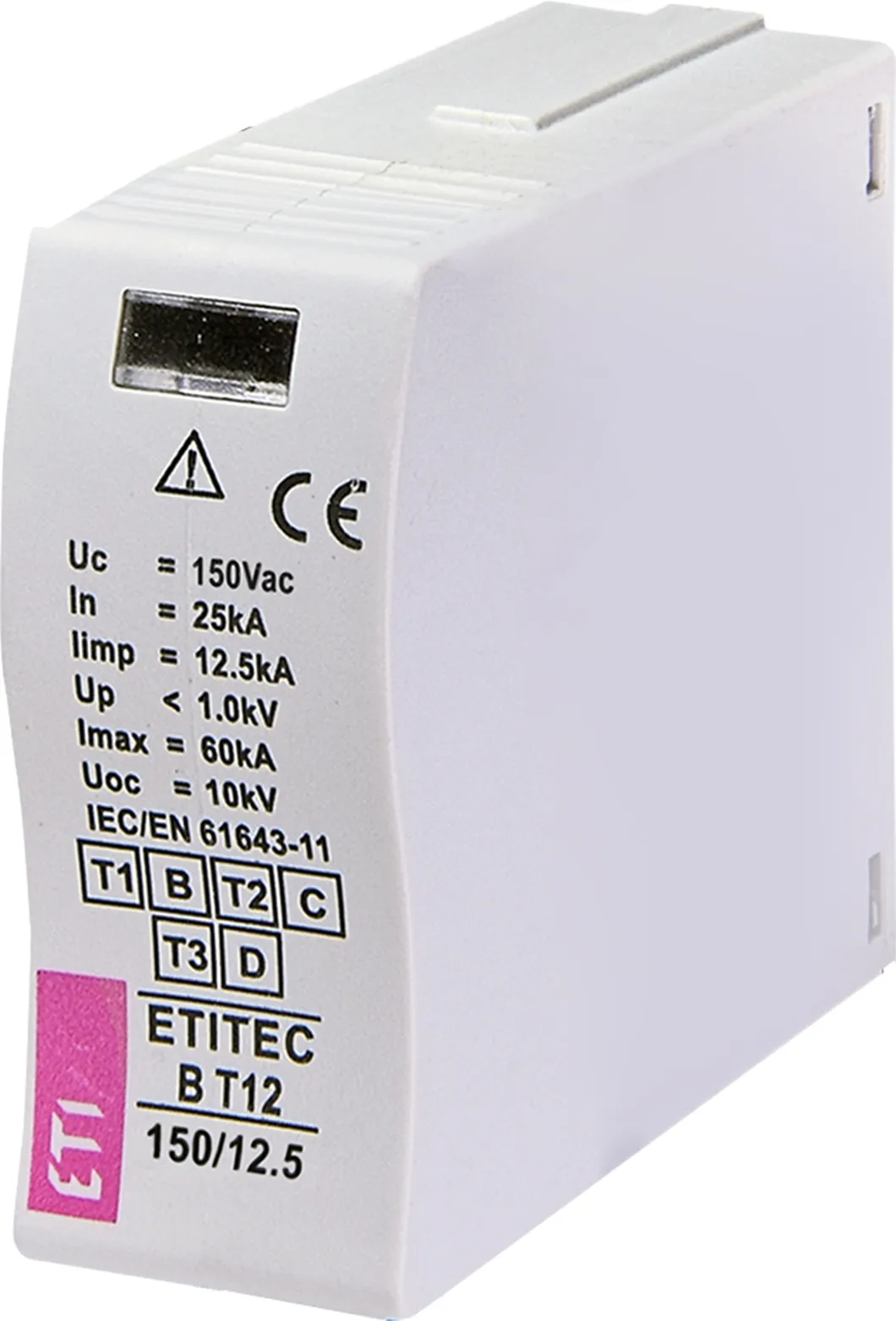 Обмежувач перенапруги MOD.ETITEC B T12 150/12,5 002440333