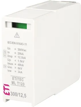 Обмежувач перенапруги MOD.ETITEC ML T123 300/12,5 002440673