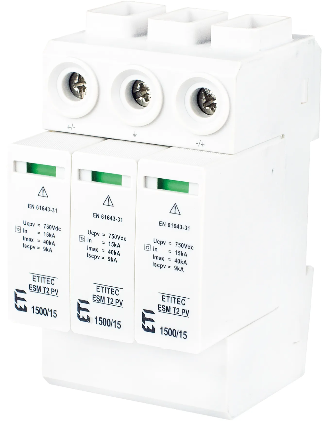 Обмежувач перенапруги ETITEC ESM T2 PV 1500/15 Y 002440684