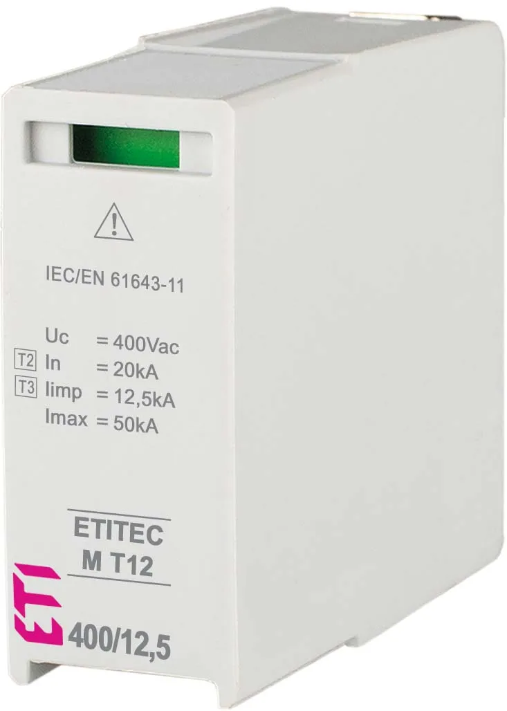 Обмежувач перенапруги MOD.ETITEC M T12 400/12,5 002440812