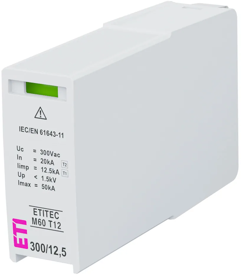 Обмежувач перенапруги MOD.ETITEC M60 T12 300/12,5 002440862
