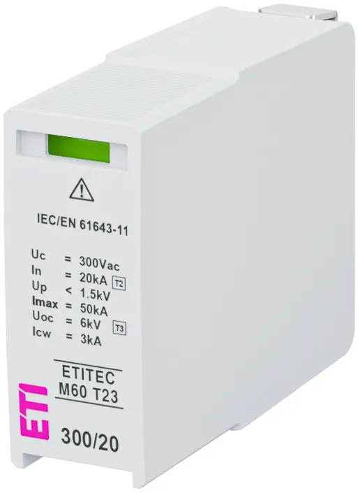 Обмежувач перенапруги MOD.ETITEC M60 T23 300/20 002440863