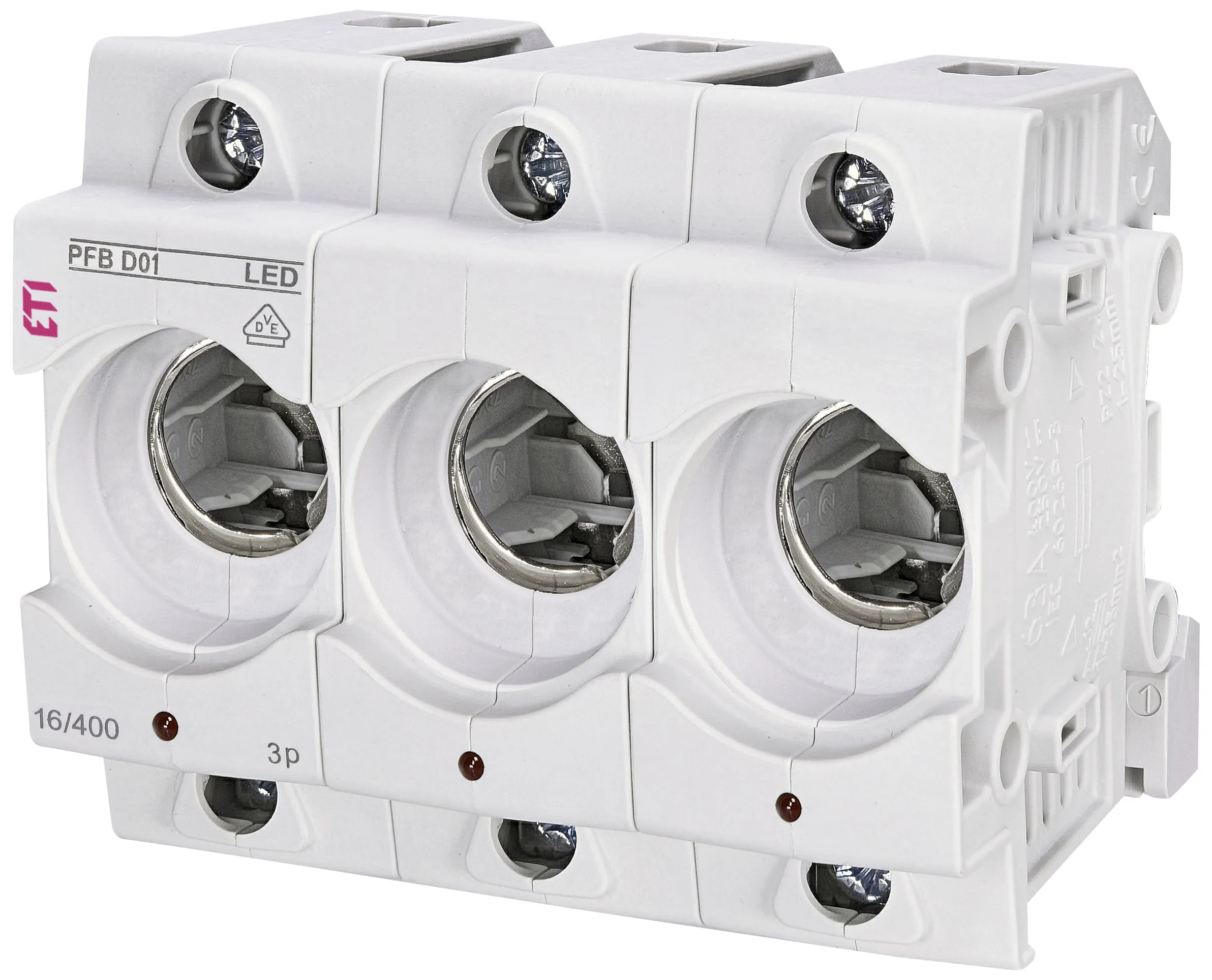 Тримач запобіжника PFB D01 3p LED 002510014