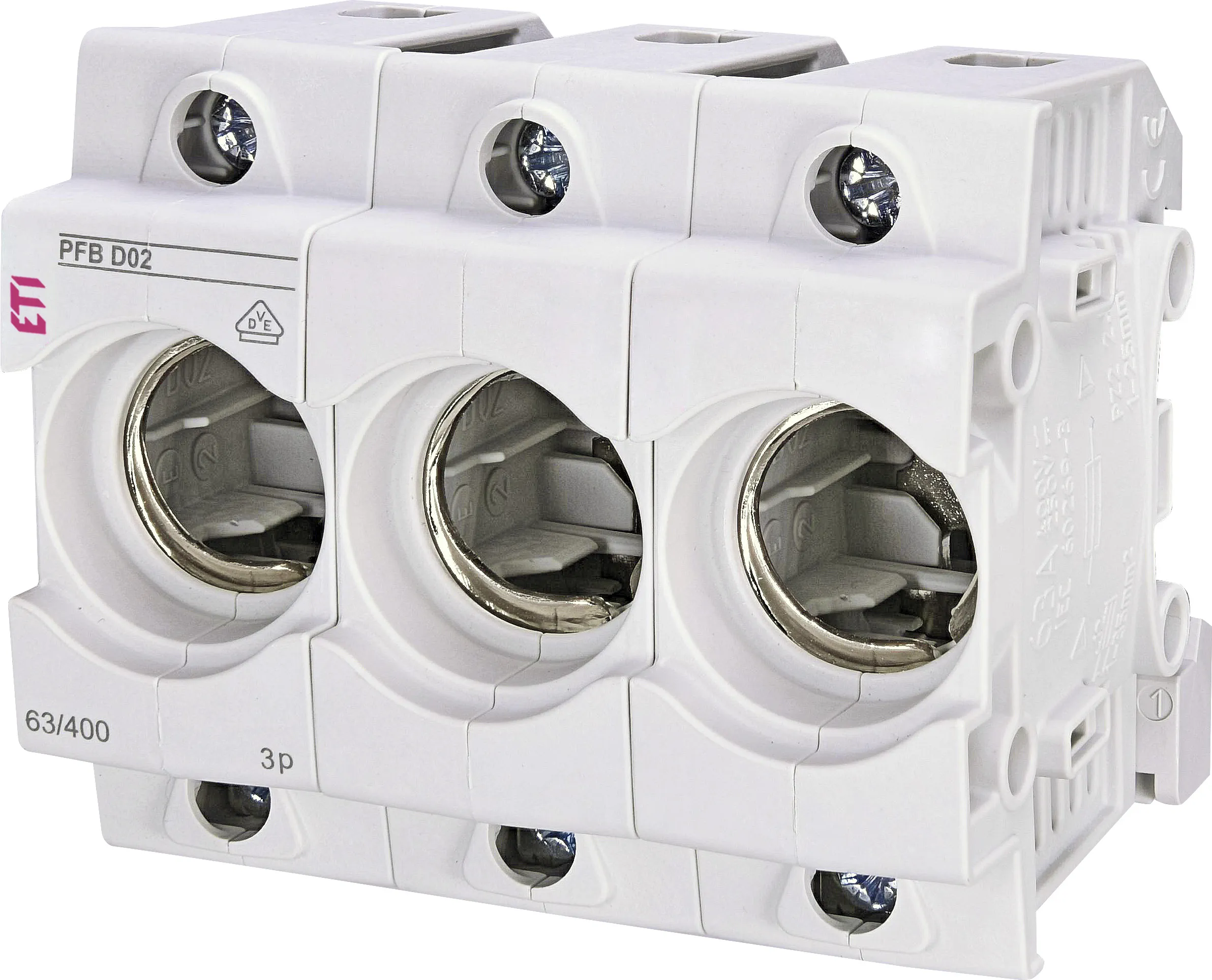 Тримач запобіжника PFB D02 3p 002510023