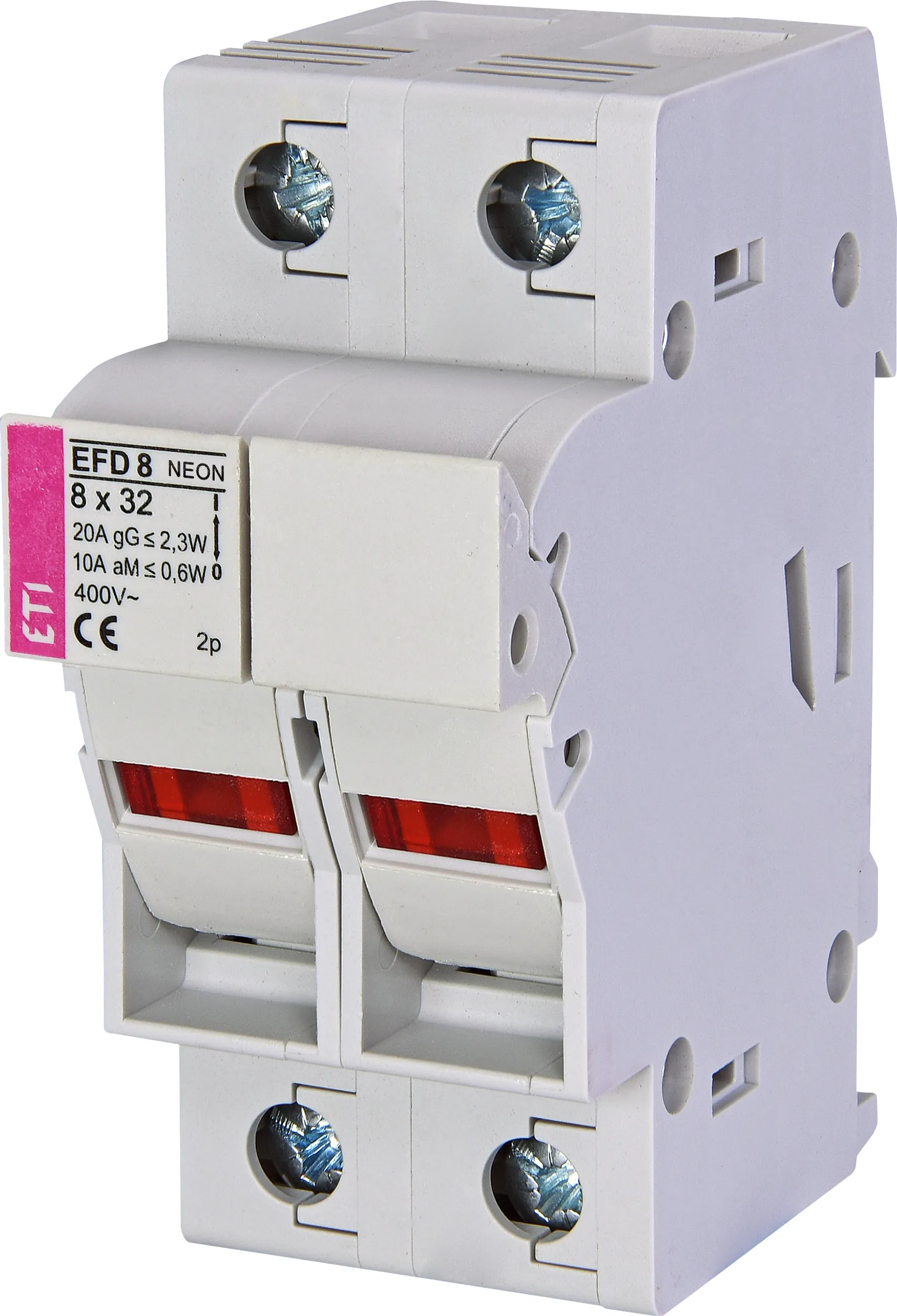 Роз'єднувач запобіжника *EFD 8 2p NEON 002520023