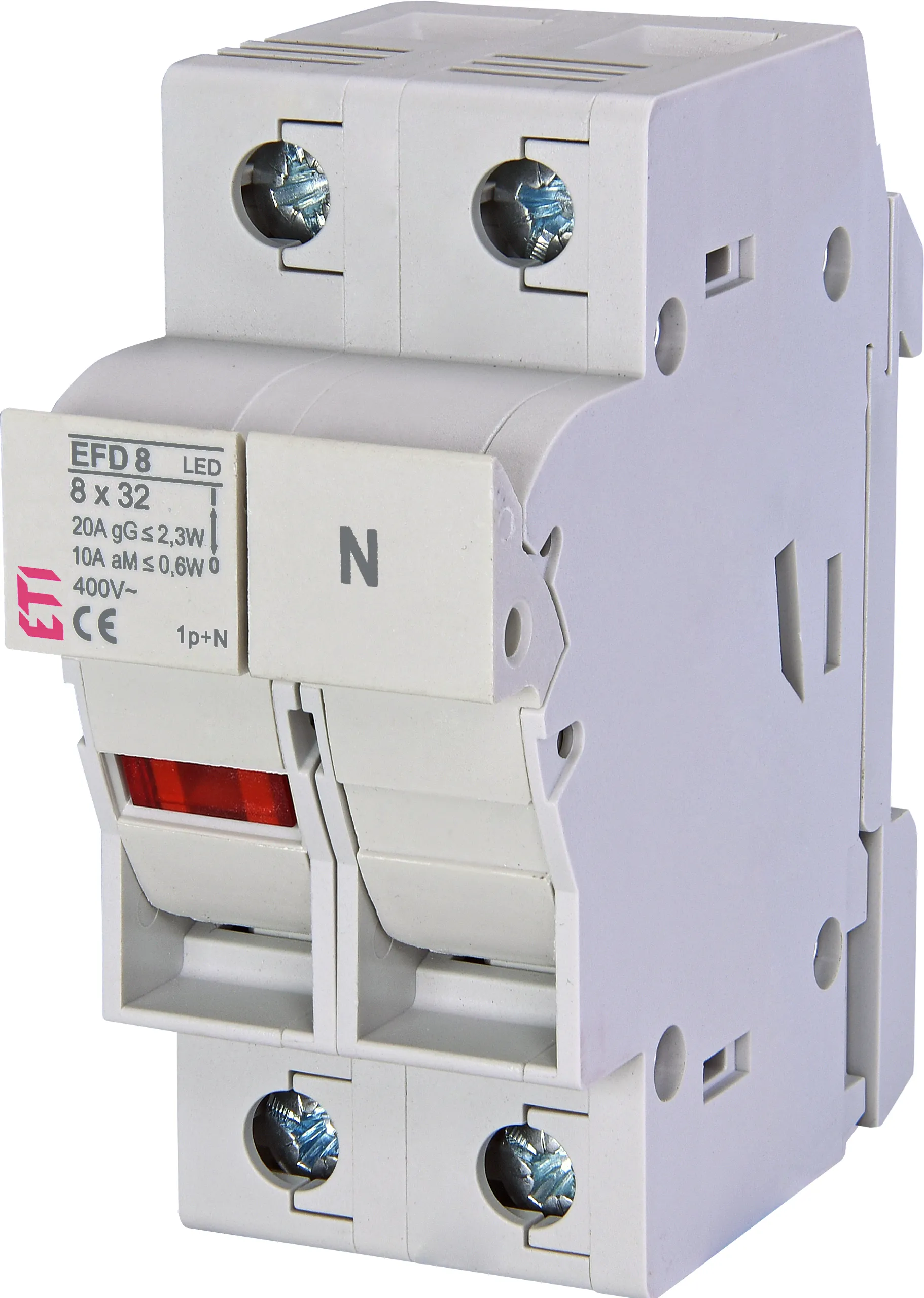 Роз'єднувач запобіжника EFD 8 1p+N LED AD 002520312