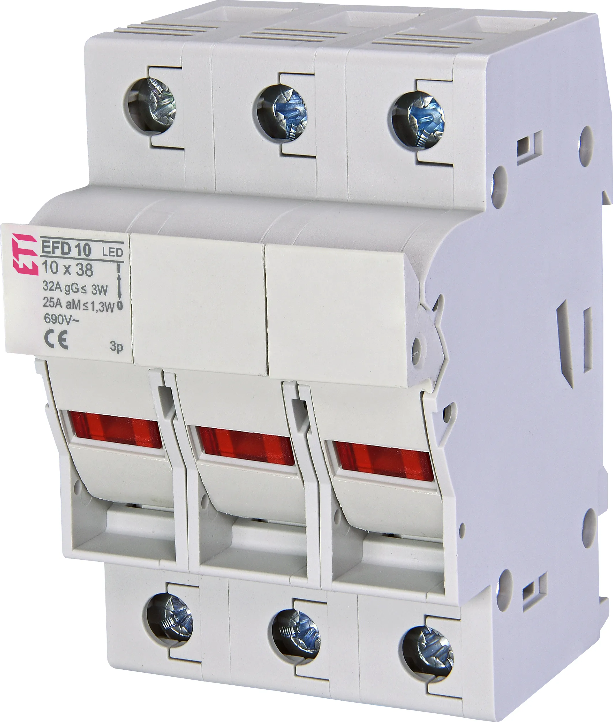 Роз'єднувач запобіжника EFD 10 3p LED 002540014