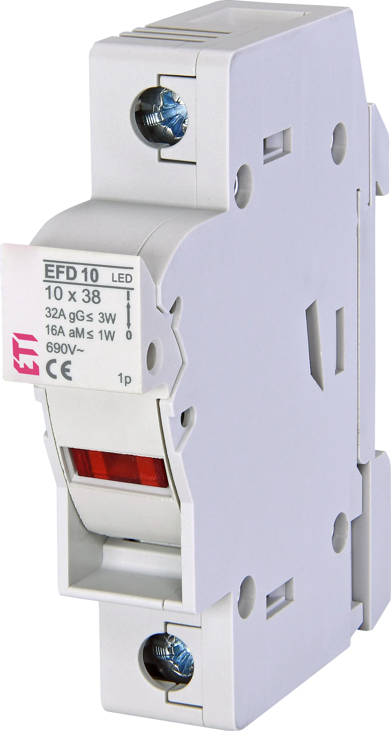 Роз'єднувач запобіжника EFD 10 1p LED AD 002540311