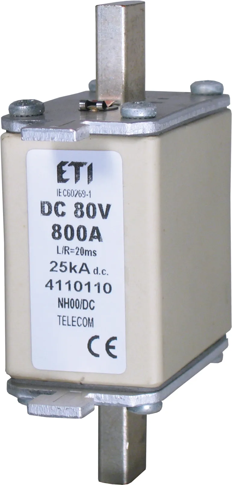 Запобіжник NH00/K 400A/80V DC 004110103