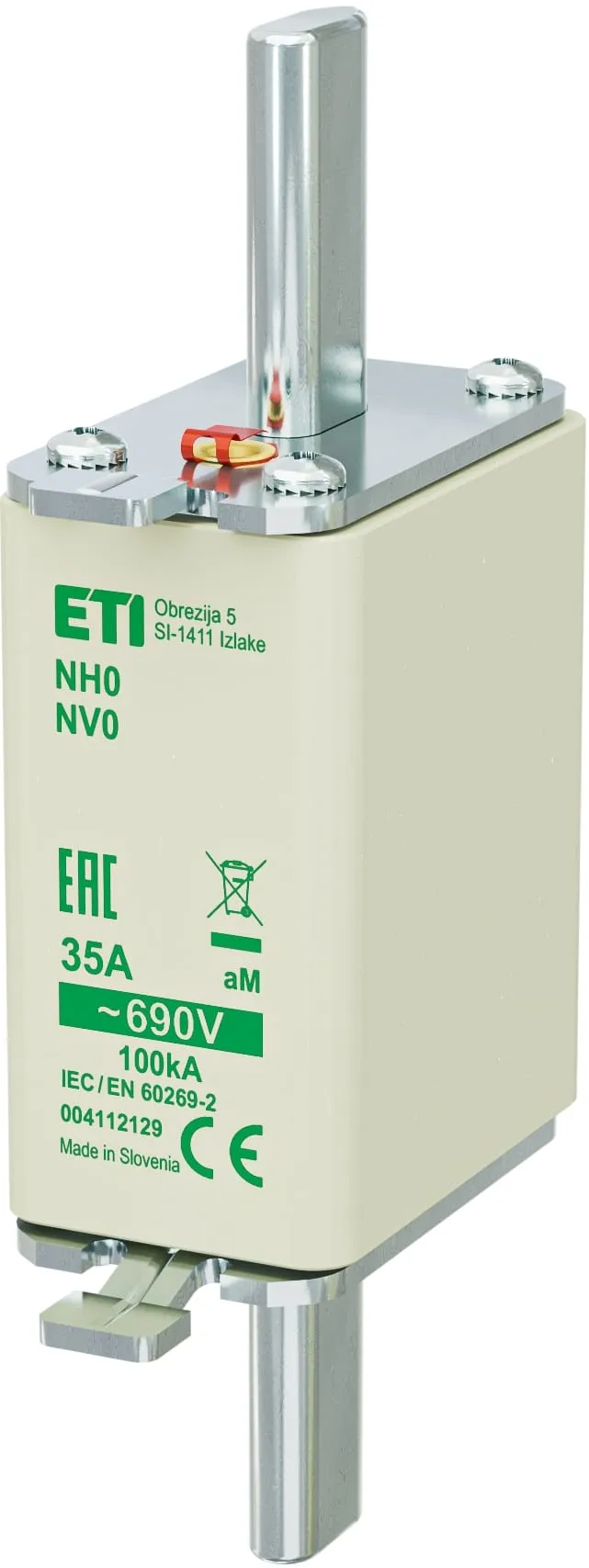 Запобіжник NH0 aM 35A/690V 004112129