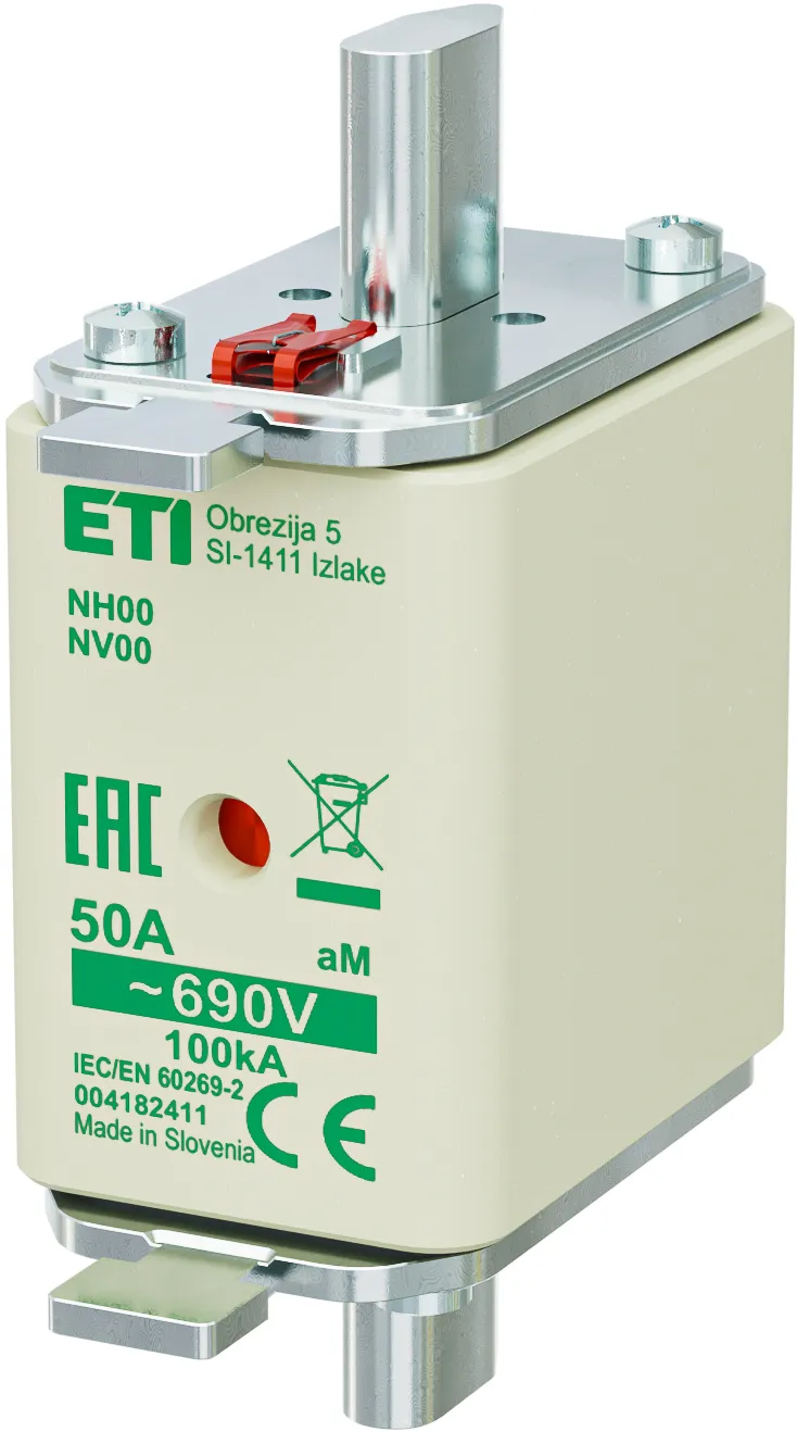 Запобіжник NH00 aM 50A/690V 004182411