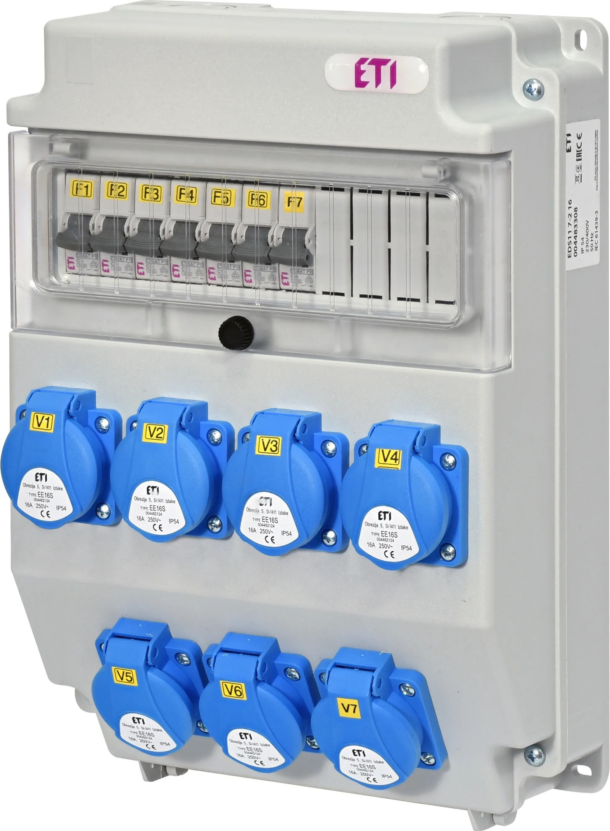 Силова розетка EDS11 7-2/0-5 16 004483308