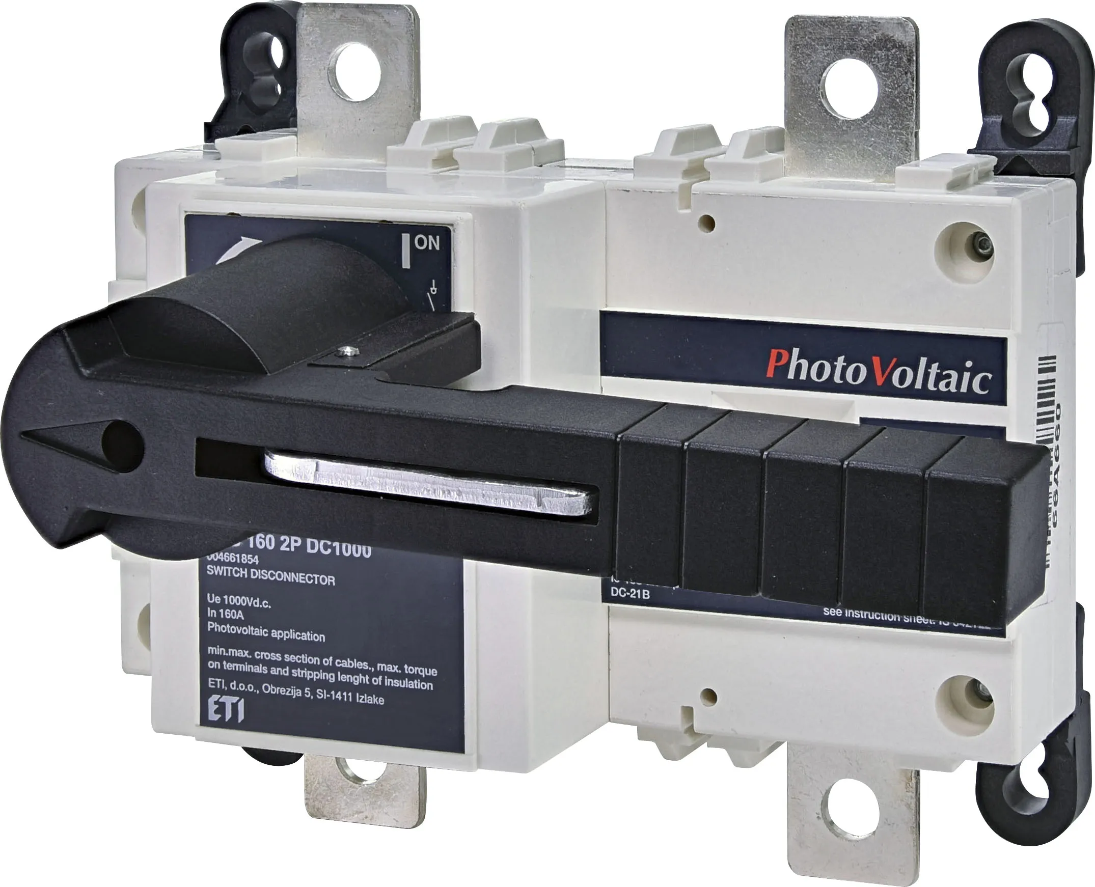 Вимикач навантаження для PV LBS 160 2P DC1000 004661854