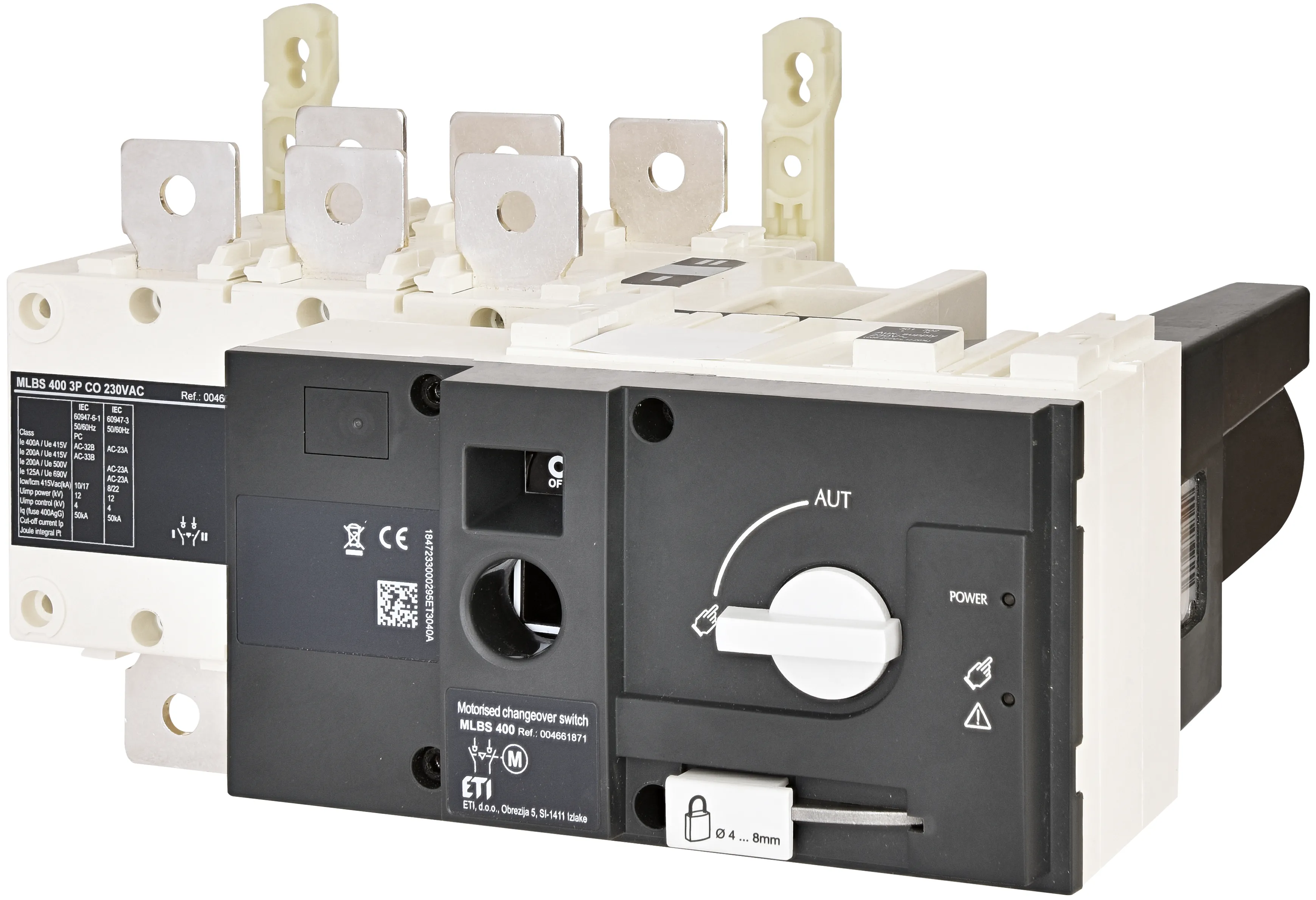 Перемик. навант. з мотор-прив. MLBS 400 3P CO 230VAC 004661871