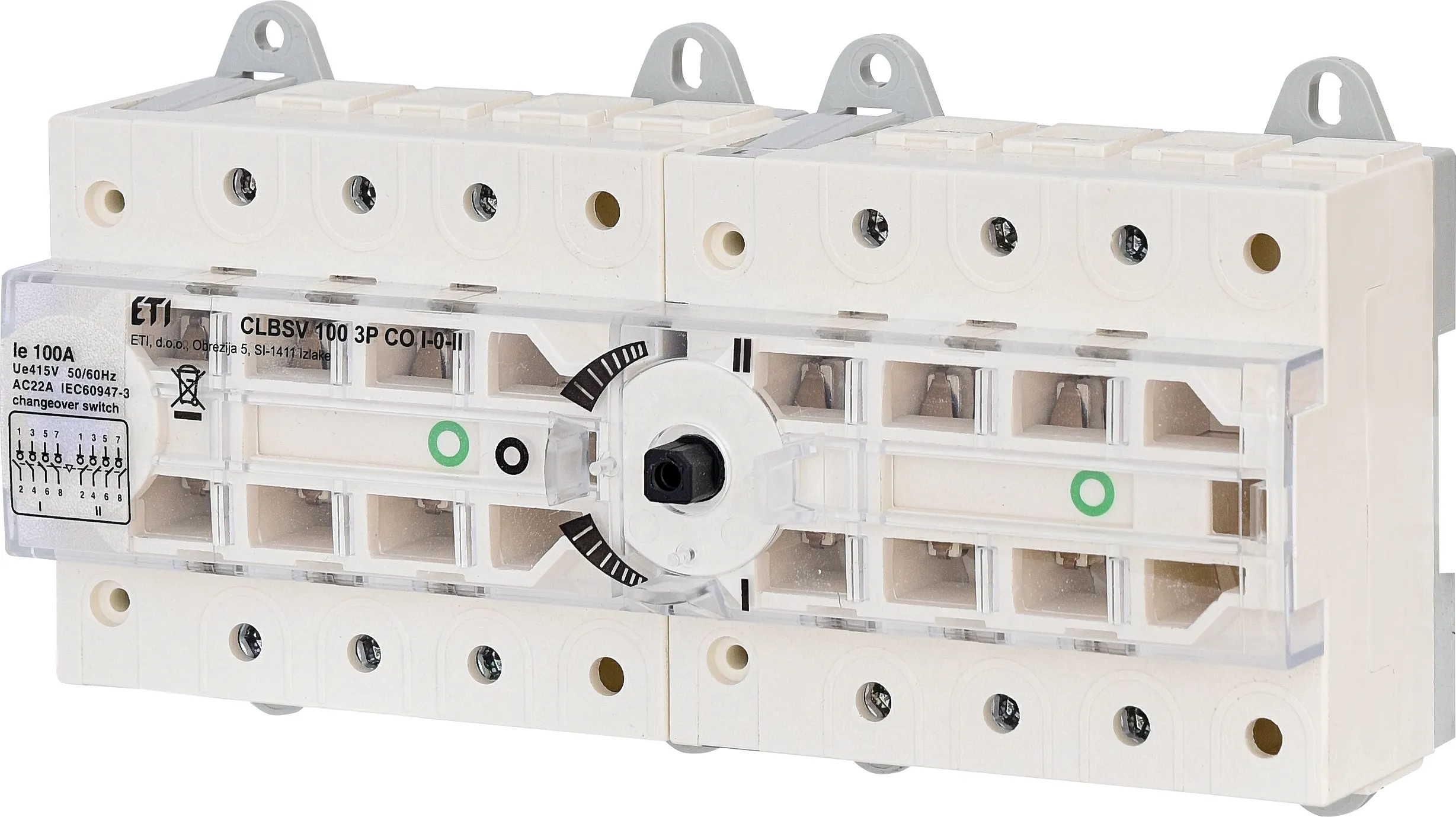 Перемикач навантаження CLBSV 100 3P CO I-0-II 004661891