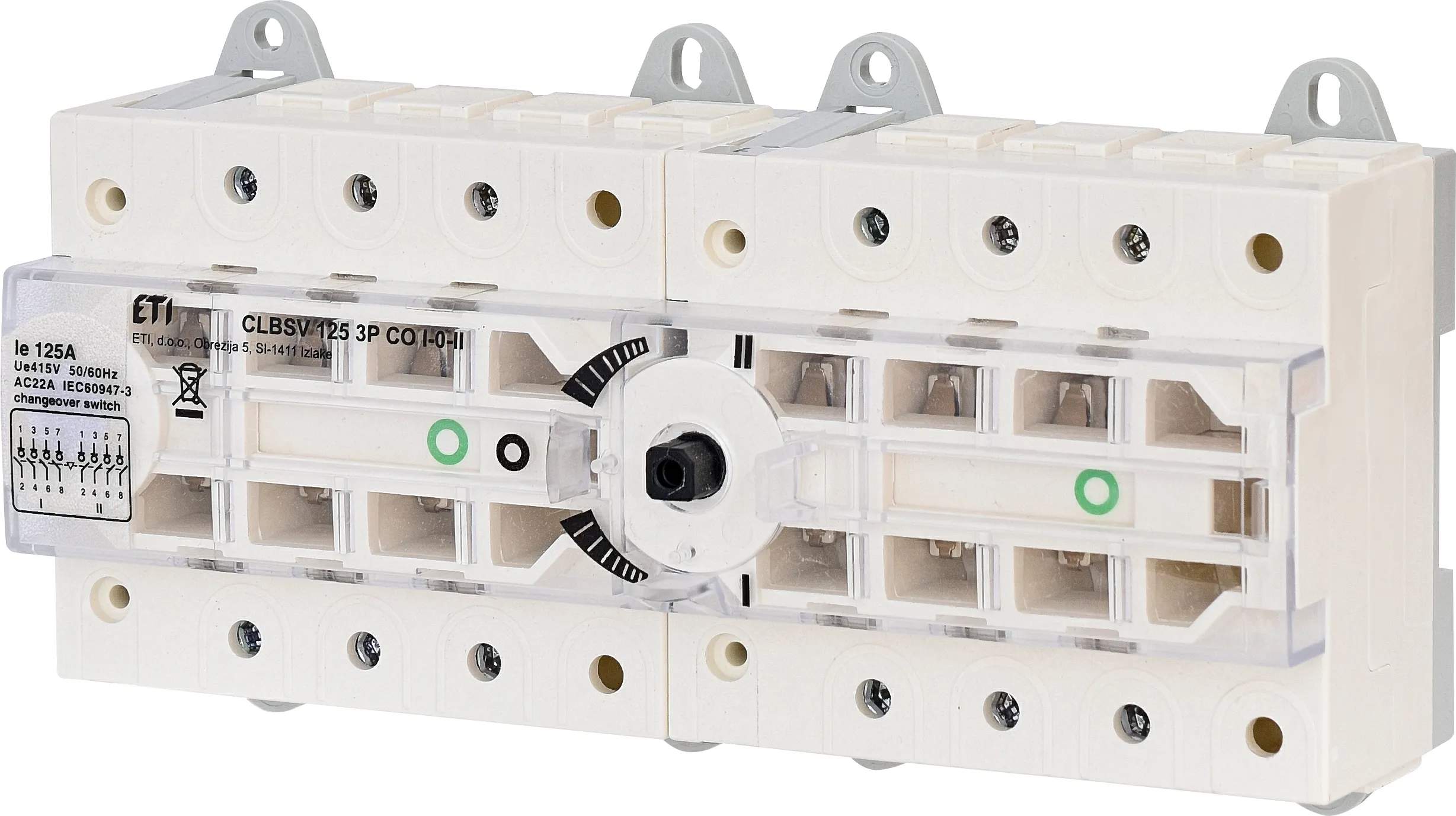 Перемикач навантаження CLBSV 125 3P CO I-0-II 004661892