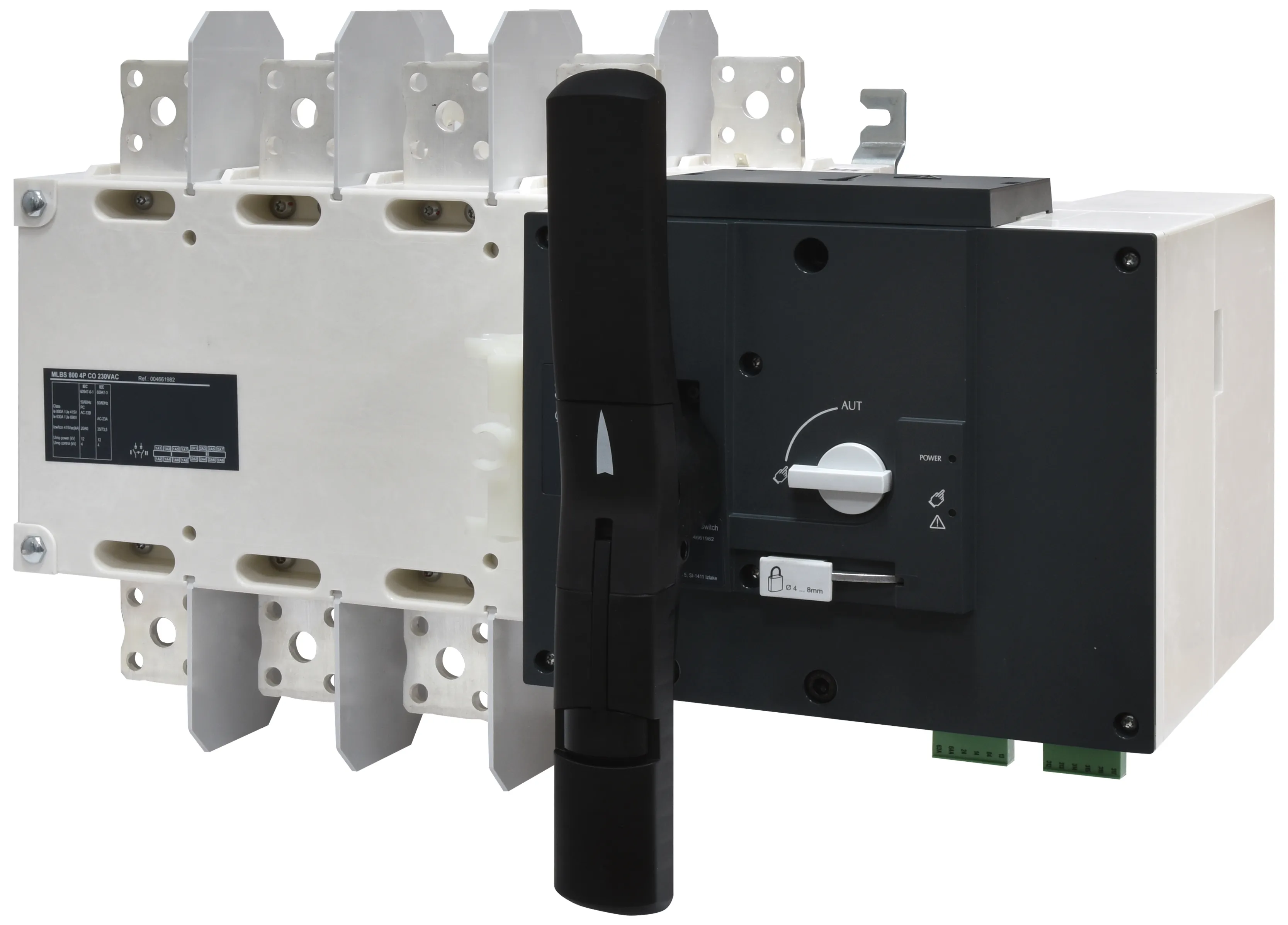 Перемик. навант. з мотор-прив. MLBS 800 4P CO 230VAC 004661982