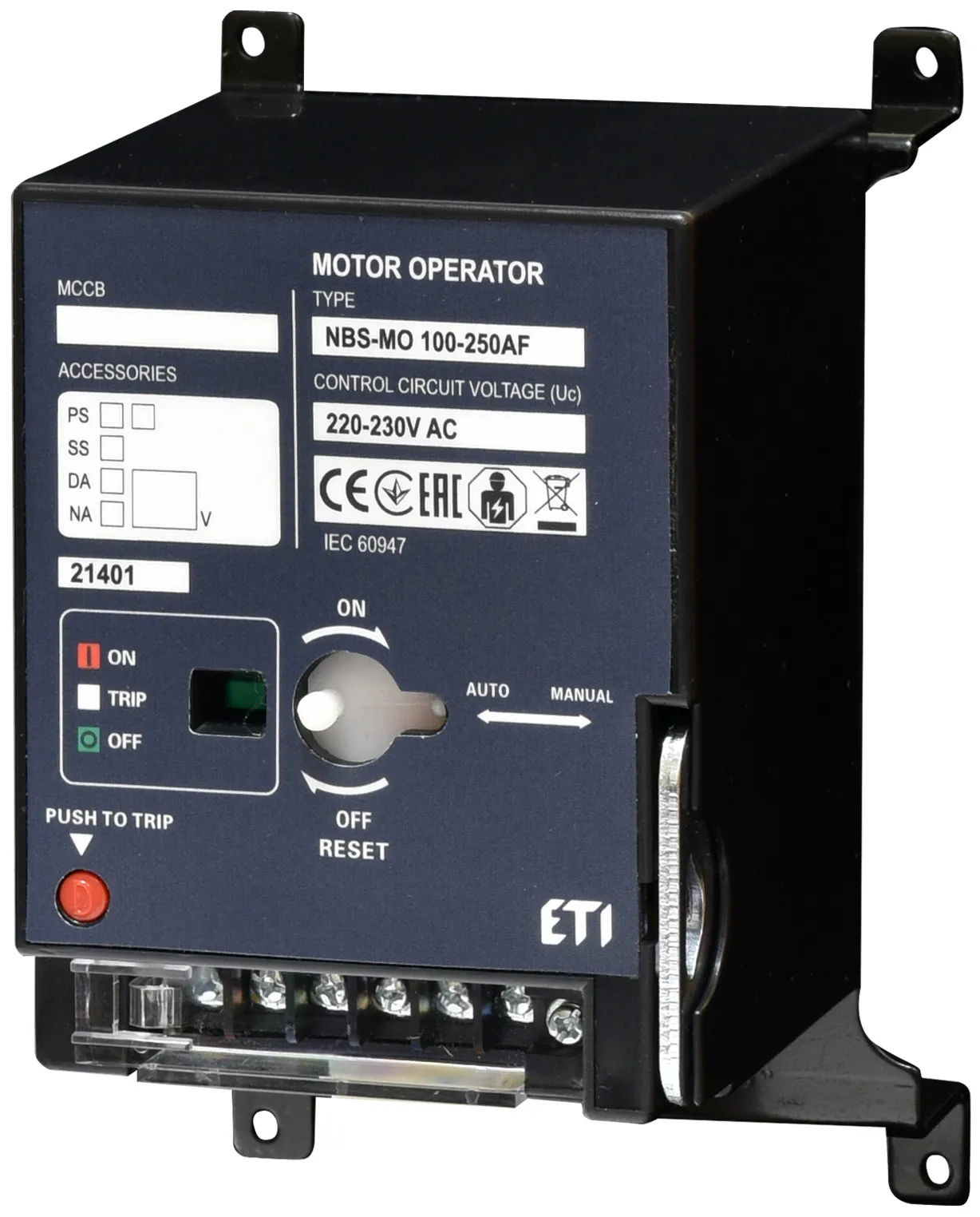 Мотор-привод NBS-MO 100-250AF AC220/230V 3P 004673231