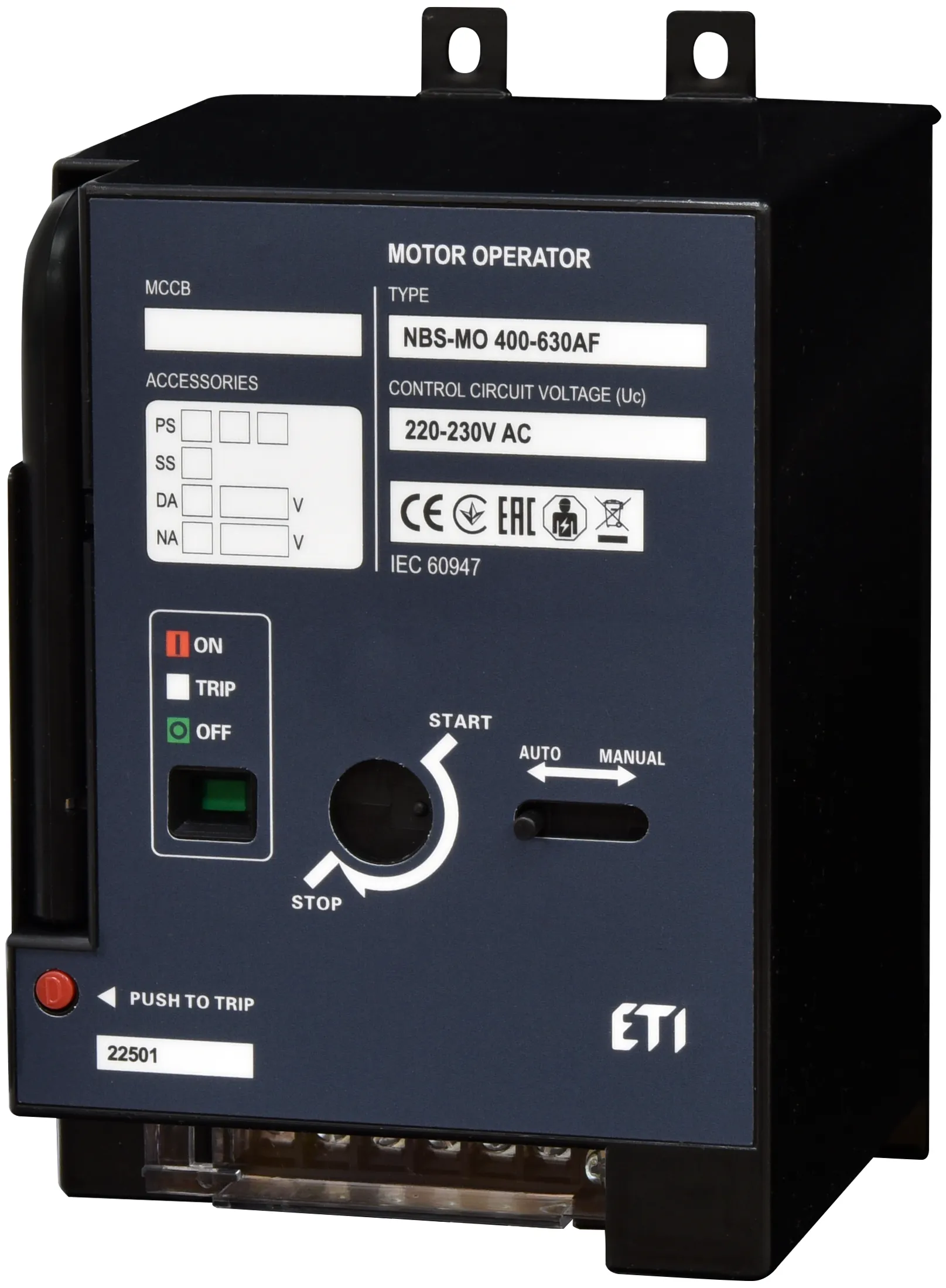 Мотор-привод NBS-MO 400-630AF AC220/230V 3P 004673232