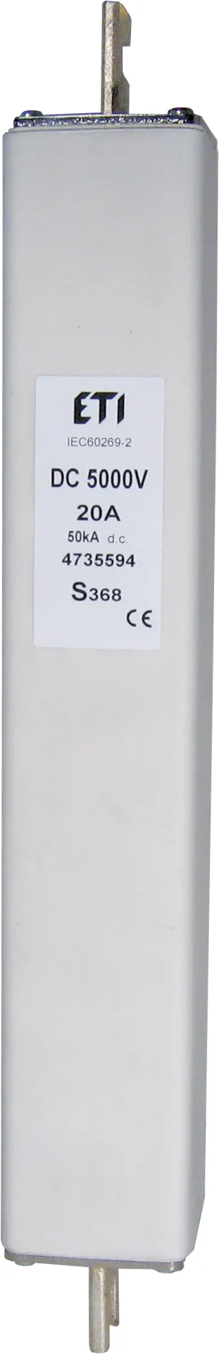 Запобіжник SZDBH/368 aR 20A/5000V DC 004735594