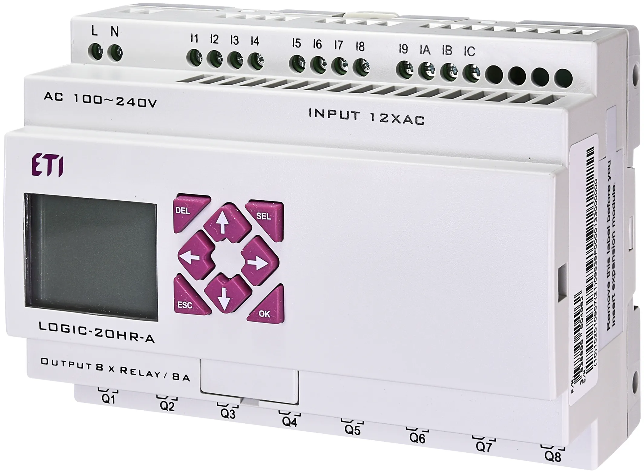 Контролер (ПЛК) LOGIC-20HR-A 004780004